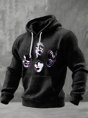 Men's Rock Band Printed Hoodie