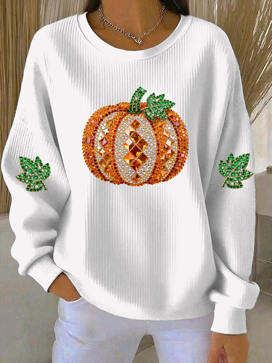 Women's Thanksgiving Print Casual Sweatshirt