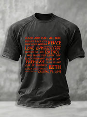 Men's Rock Band Printed T-shirt