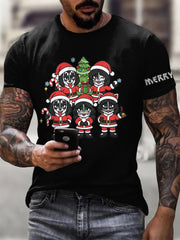 Men's Merry KISS-mas short sleeves t-shirt