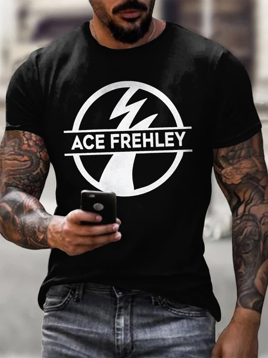 Men's Ace Frehley Printed T-shirt