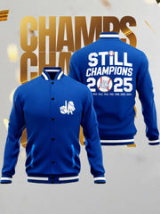 Men's Baseball World Series Still Champions 2025 Print Casual Baseball Jacket