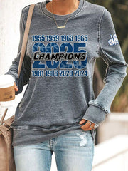 Women's Baseball World Series Still Champions 2025 Print Casual Sweatshirt