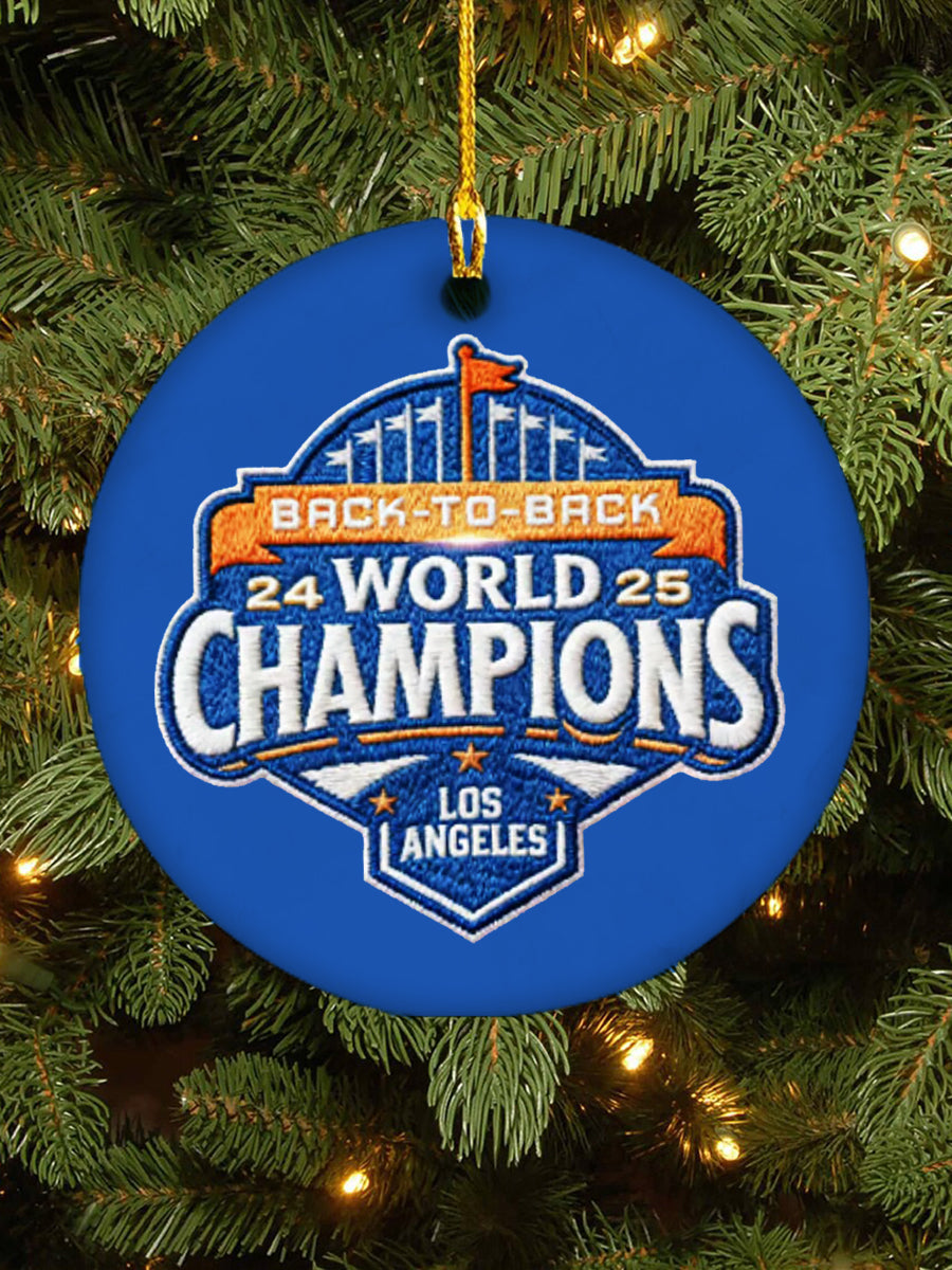 Baseball World Series Champions 2025 Print  Printed  Acrylic Decorative Ornament