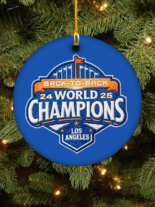 Baseball World Series Champions 2025 Print  Printed  Acrylic Decorative Ornament