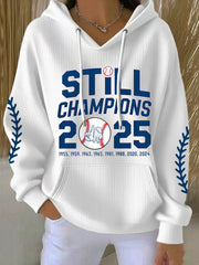 Women's Baseball World Series Still Champions 2025 Print Casual Hoodie