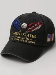 Unisex United States 250th Anniversary Embroidered Hat