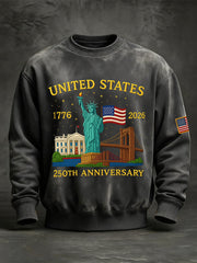 Men's United States 250th Anniversary Print Sweatshirt