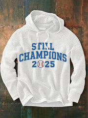 Men's Los Angeles Dodgers Yohji Yamamoto MVP World Series Champion 2025 Reversible Baseball Fleece Hoodie