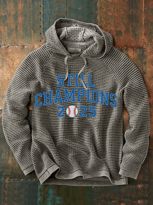 Men's Los Angeles Dodgers Yohji Yamamoto MVP World Series Champion 2025 Reversible Baseball Fleece Hoodie