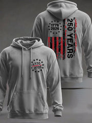 Men's United States 250 Years Printed Casual Hoodie