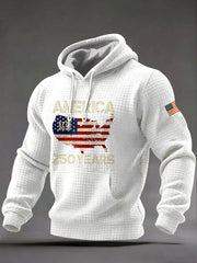Men's United States 250 Years Printed Casual Hoodie