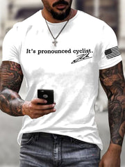 Men's It’s Pronounced Cyclist Print T-Shirt