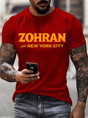 Men's Zohran for NYC New York Mayor Printed T-shirt