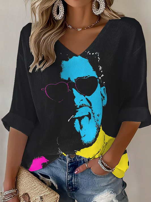 Women's Puerto Rico Print Shirt