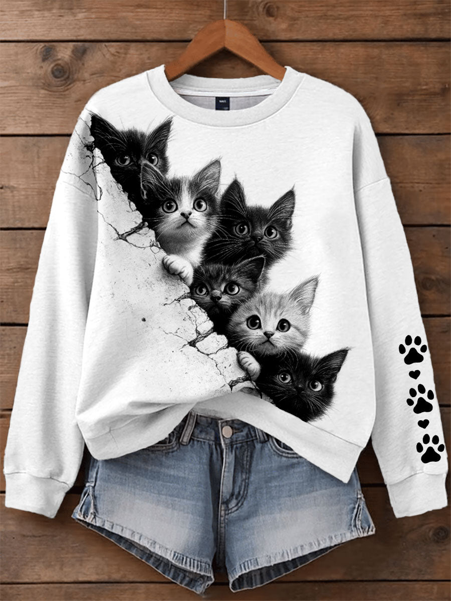 Women's cats sweatshirts