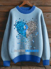 Unisex DIABETES AWARENESS Crew Neck Sweater