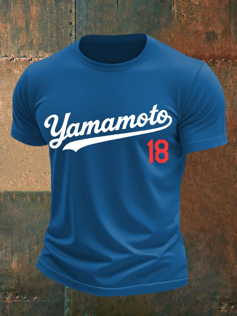 Men's Yoshinobu Yamamoto Dodgers Baseball Los Angeles Dodgers MLB 2025 T-shirt