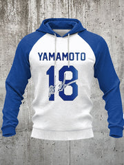 Men's Yoshinobu Yamamoto Dodgers Baseball Los Angeles Dodgers MLB 2025 Hoodie