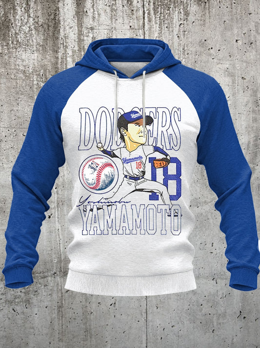 Men's Yoshinobu Yamamoto Dodgers Baseball Los Angeles Dodgers MLB 2025 Hoodie