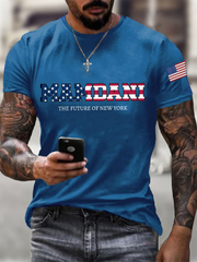 Men's Mamdani The Future Of New York Short-sleeved T-shirt