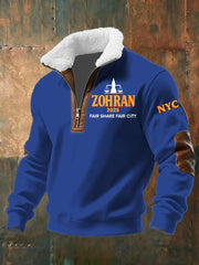 Men's Zohran Fair Share Fair City Baggy Zip-up Hoodie