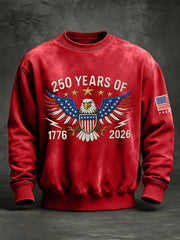 Men's 250 Years Of 1776-2026 Print Sweatshirt