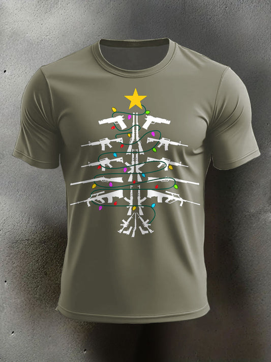 Men's Veteran Pew Humor Printed T-shirt