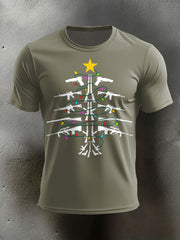 Men's Veteran Pew Humor Printed T-shirt