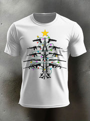 Men's Veteran Pew Humor Printed T-shirt