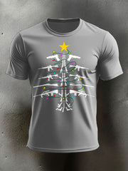 Men's Veteran Pew Humor Printed T-shirt