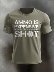 Men's Veteran Pew Humor Printed T-shirt