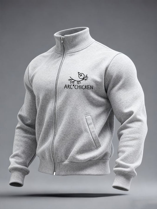 Men's Funny Arc'chicken Jacket