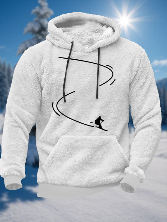 Men's Ski Enthusiast Fleece Hoodie