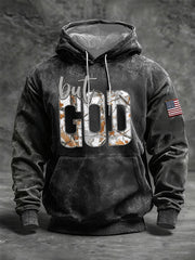 Men's but Dod Oversized Drop-Shoulder Hoodie with Pockets