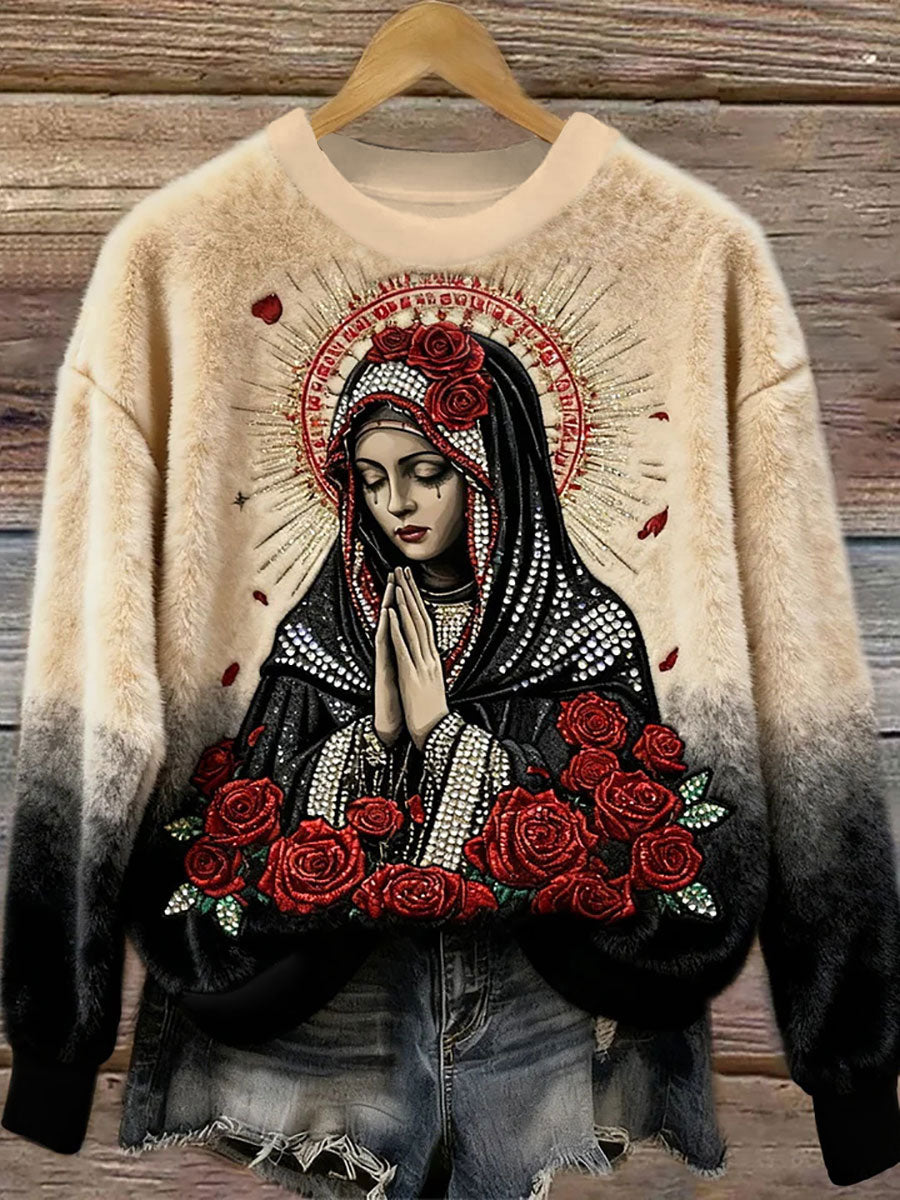 Women's Faith Print Casual Top