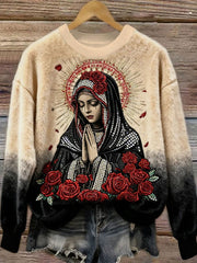 Women's Faith Print Casual Top