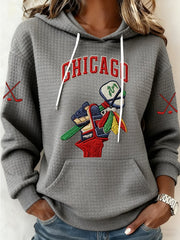 Women's Hockey Printed Hoodie