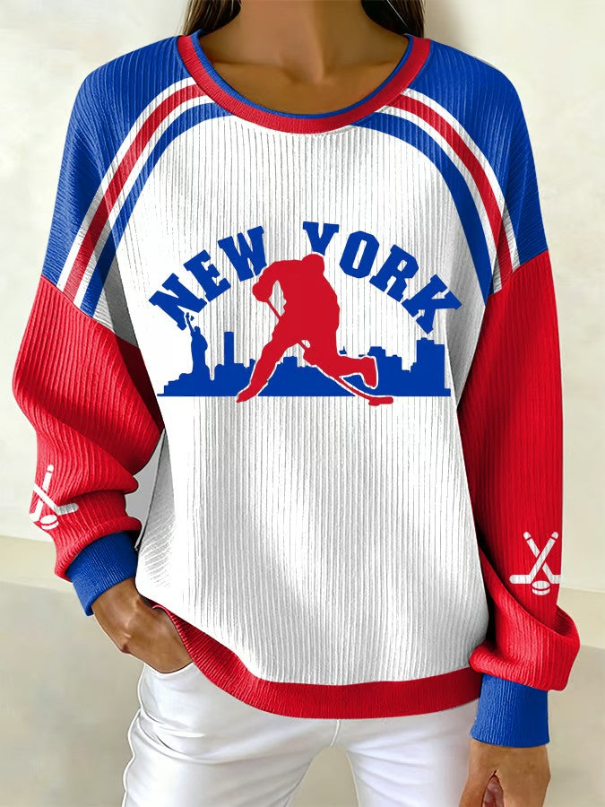 Women's Hockey Printed Sweatshirt