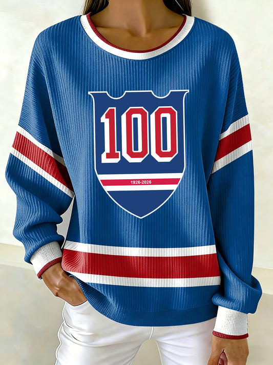 Women's Hockey Printed Sweatshirt