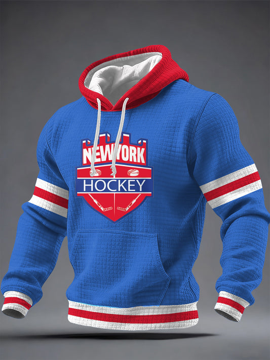 Men's Ice Hockey Printed Hoodie