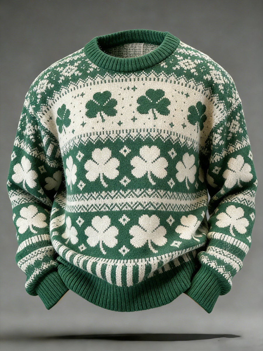 Men's St. Patrick's Day Imitation Sweater