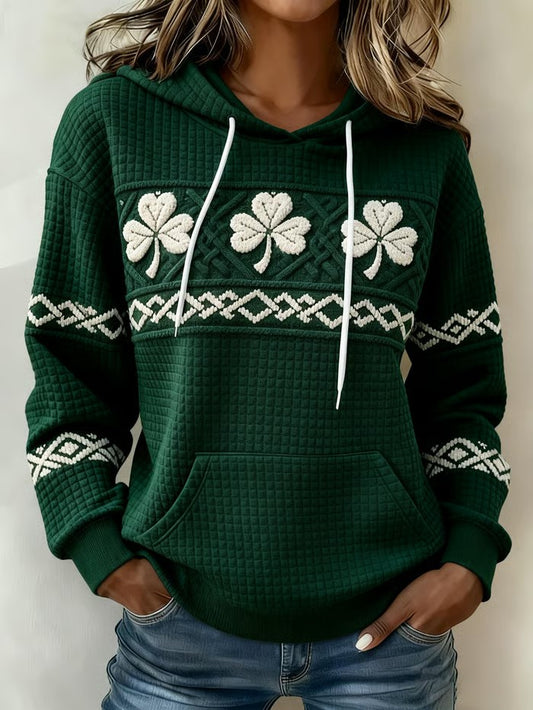 Women's St. Patrick's Day Printed Hoodie