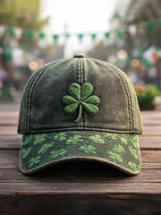 Unisex St Patrick's Day Shamrock Art Print Hat
