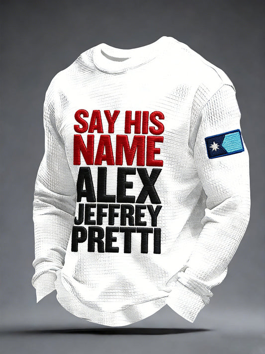 Men's Minneapolis Resist Waffle Long Sleeve Sweatshirt